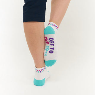 NSCO- Pair Of Get Me To The 19th Ladies Golf Ankle Socks