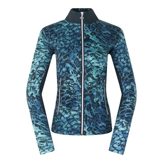 Pure Golf Auttie Winterweight Jacket - Tourmaline Leopard