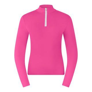 Tranquility Mid-Zip Top - Pink Topaz