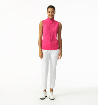 Daily Sports Jess Sleeveless Polo Shirt - Dahlia