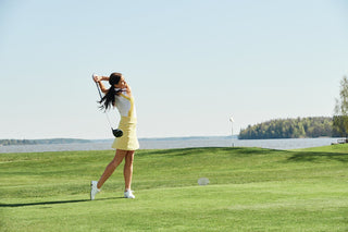 Daily Sports Madge Pull On Ladies Golf Skort 45 CM - Butter