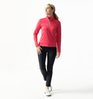Daily Sports Miranda Long Sleeve Half Neck - Berry