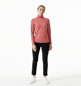 Daily Sports Agnes Long Sleeve Roll Neck - Redwood