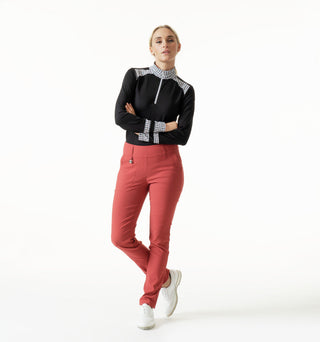 Daily Sports Magic Pull On Trousers 32 Inch - Redwood