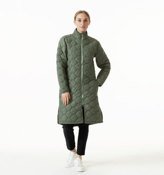 Daily Sports Bonnie Padded Long Length Coat - Moss