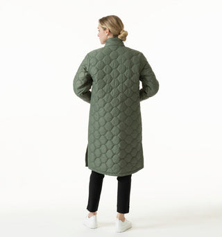 Daily Sports Bonnie Padded Long Length Coat - Moss