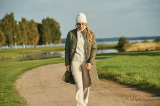Daily Sports Bonnie Padded Long Length Coat - Moss