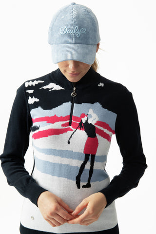 Daily Sports Britt Unlined Pullover - Navy