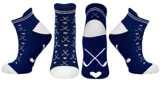 NSCO- 3 Pack Ladies Golf Socks- Navy