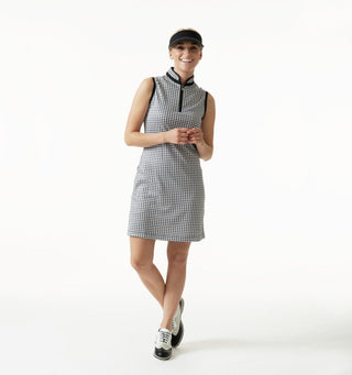 Daily Sports Fay Sleeveless Dress- Hound Tooth