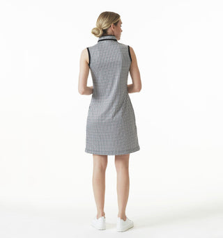 Daily Sports Fay Sleeveless Dress- Hound Tooth