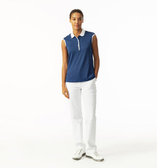 Daily Sports Helena Sleeveless Polo Shirt - Spectrum