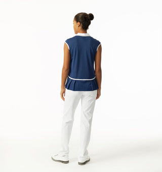 Daily Sports Helena Sleeveless Polo Shirt - Spectrum
