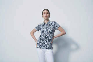 Daily Sports Lens Cap Sleeve Polo Shirt - Streamline Art