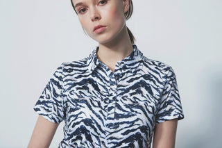 Daily Sports Lens Cap Sleeve Polo Shirt - Streamline Art