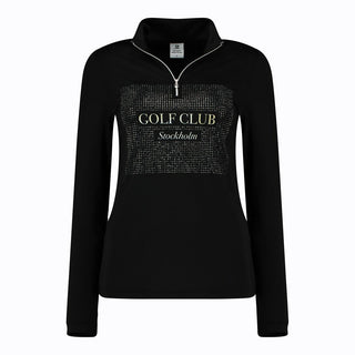 Daily Sports Monza Long Sleeve Polo Shirt - Black
