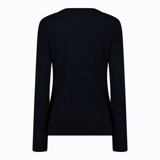 Daily Sports Tea Long Sleeve Pull Over- Navy