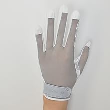 Surprizeshop Pair Of All Weather Mesh/Sun Ladies Golf Glove- White