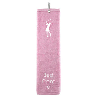 Best Front 9 Tri Fold Golf Towel Prize