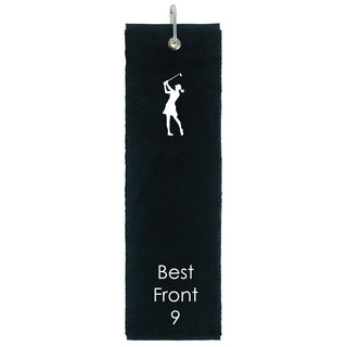 Best Front 9 Tri Fold Golf Towel Prize