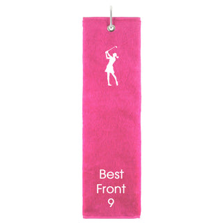 Best Front 9 Tri Fold Golf Towel Prize