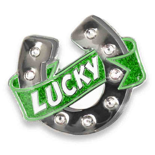 Surprizeshop Good Luck Golf Ball Marker and Visor Clip Set