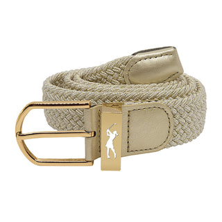 NSCO- Surprizeshop Webbing Belt - Gold