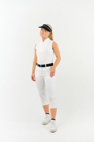 NSCO- Crystal Telephone Wire Golf Visor With Ball Marker - Black
