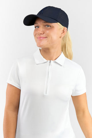 NSCO- Lady Golfer Vented Cap Embroidered - Navy