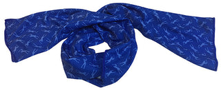 Lady Golfer Golf Towel / Golf Cool Scarf - Blue