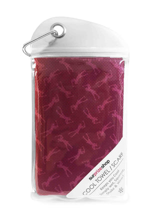 NSCO- Lady Golfer Cool Scarf & Towel - Pink