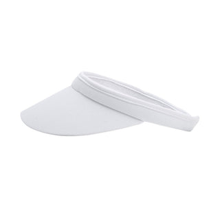 NSCO- Surprizeshop Clip Golf Visor with Ball Marker - White