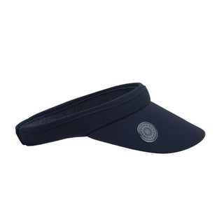 NSCO- Surprizeshop Clip Ladies Golf Visor with Ball Marker - Navy