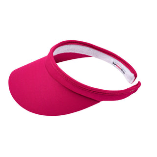 NSCO- Surprizeshop Clip Ladies Golf Visor with Ball Marker - Hot Pink