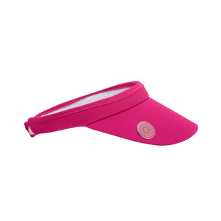NSCO- Surprizeshop Clip Ladies Golf Visor with Ball Marker - Hot Pink