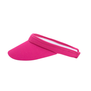 NSCO- Surprizeshop Clip Ladies Golf Visor with Ball Marker - Hot Pink