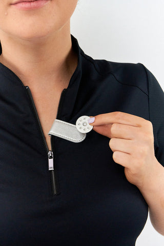 NSCO- Surprizeshop Metallic Silver Golf Ball Marker Anywhere Set