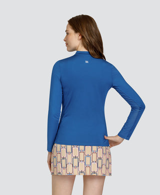 Tail Ladies Nashla Long Sleeve Polo - Royal