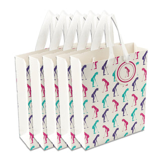 NSCO- Lady Golfer 5 Gift Bags Multipack - Large