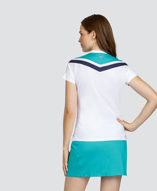 Tail Ladies Miriella Short Sleeve Polo - Chalk