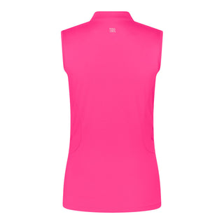 Tail Ladies Brixlynn Sleeveless Polo - Passion Pink