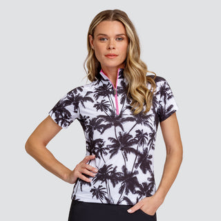 Tail Ladies Golf Amaya Short Sleeve Polo - Palm View