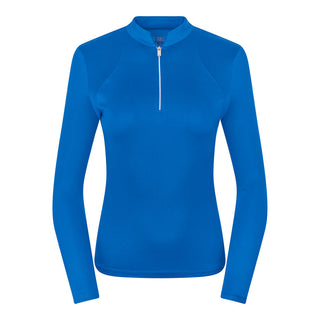 Tail Ladies Elianne Long Sleeve Polo - Victoria Blue