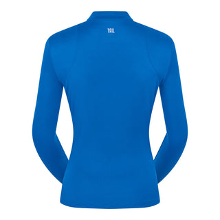 Tail Ladies Elianne Long Sleeve Polo - Victoria Blue