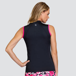 Tail Ladies Golf Gigi Sleeveless Polo - Black