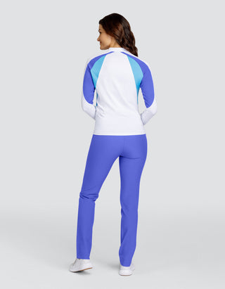Tail Ladies Jossie Long Sleeve Polo - Mystic Blue