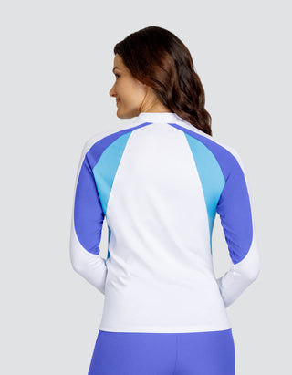 Tail Ladies Jossie Long Sleeve Polo - Mystic Blue