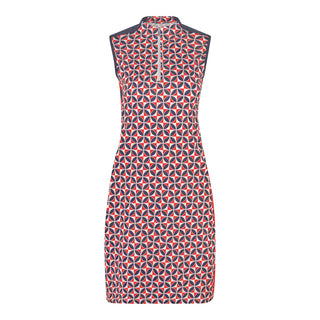 Tail Ladies Henry Golf Dress - Marina Geo - 89CM