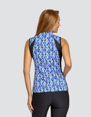 Tail Ladies Dylaine Sleeveless Polo - Chrysolite