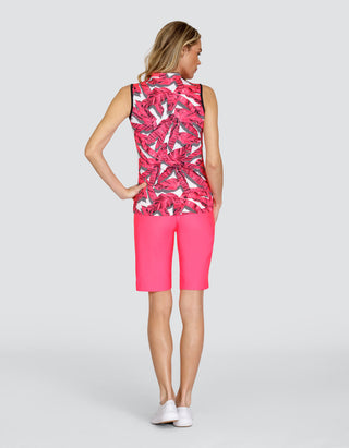 Tail Ladies Golf Leigh Sleeveless Polo - Sabal Sunset